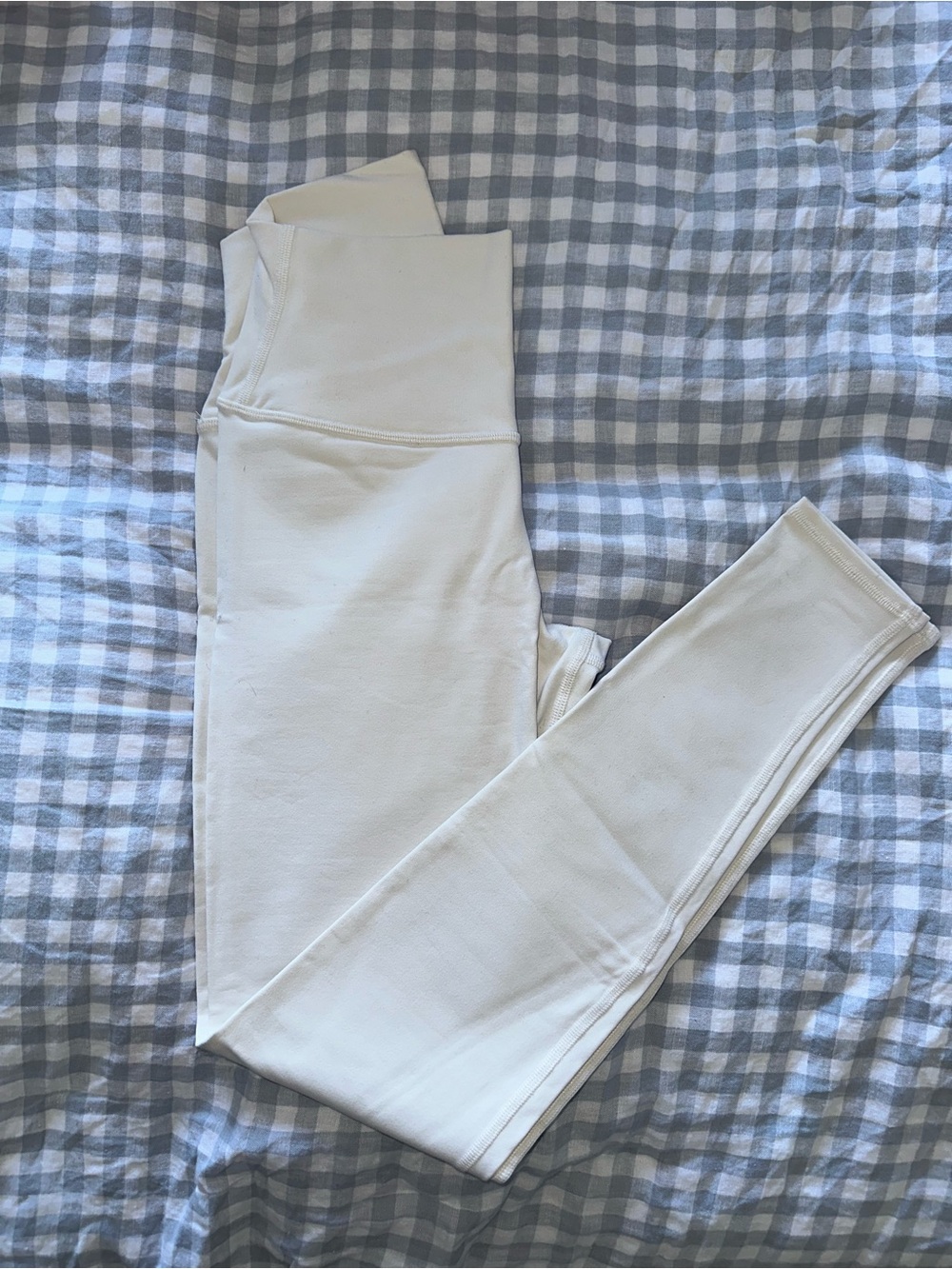 ALO Yoga White High-Rise Leggings